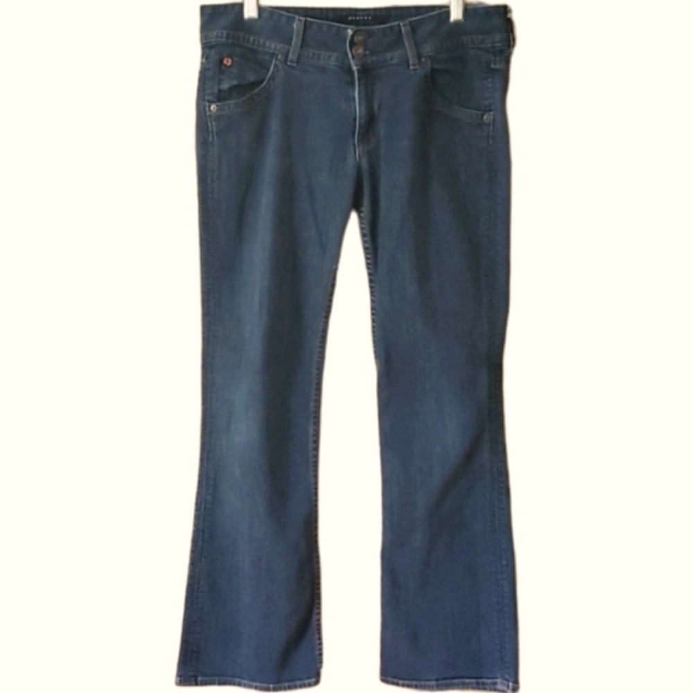 Hudson Dark Blue Wash Denim Bootcut Jeans Size 30